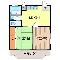 グリーンヒル比嘉の物件間取画像